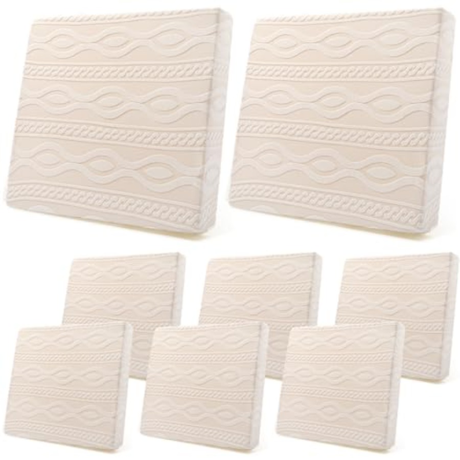 Outdoor Furniture Patio - 8Pcs Stretch Patio Cushion Covers Outdoor