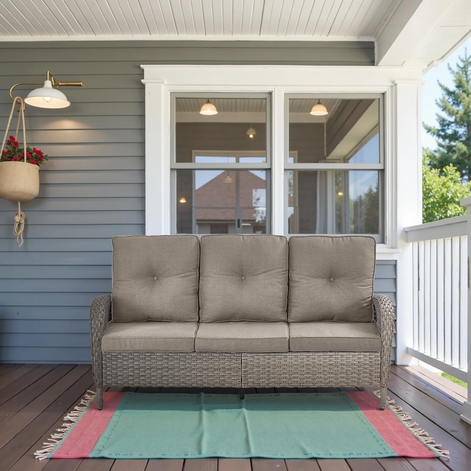 Outdoor Furniture Europe - Outdoor Patio Furniture - Wicker Sofa