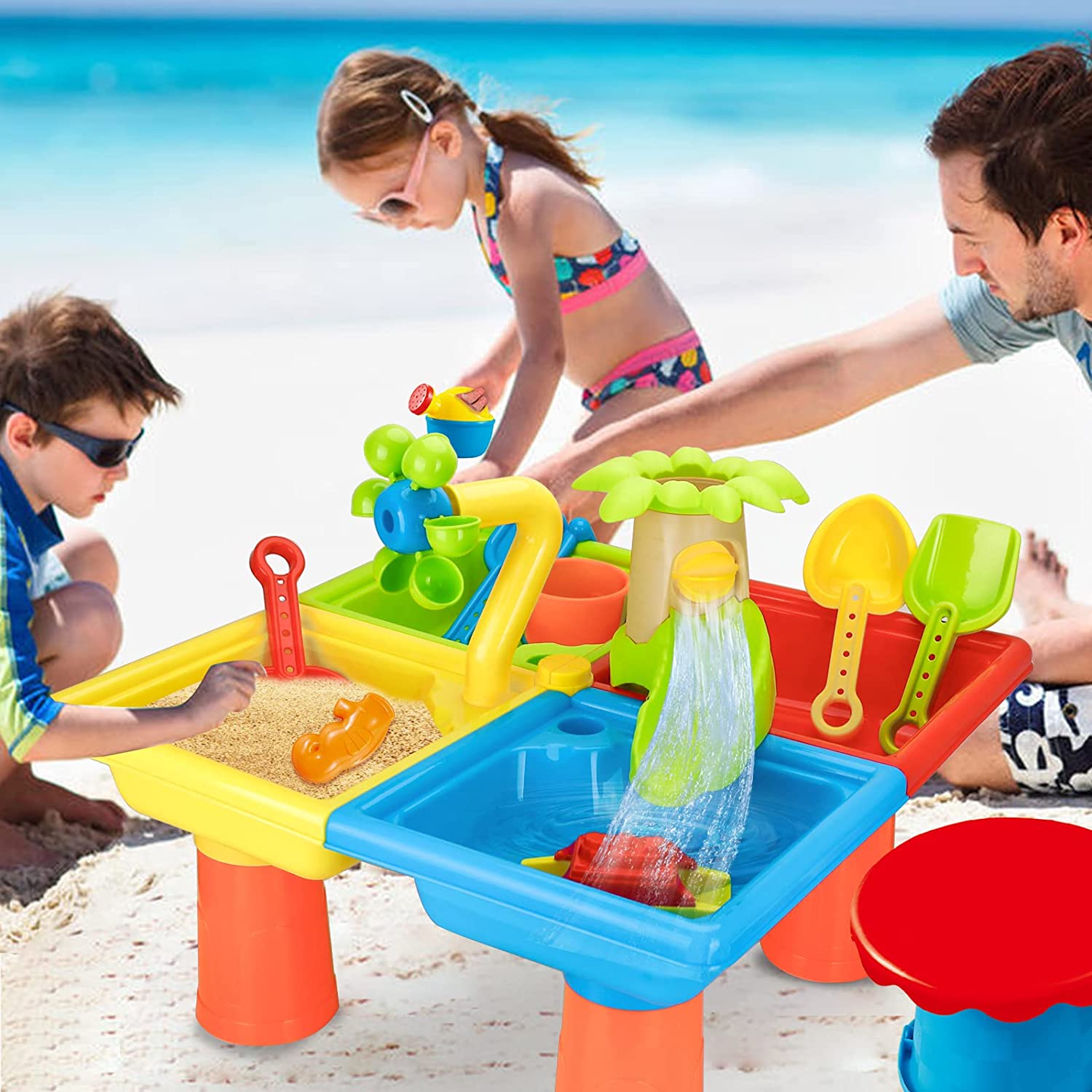 Outdoor Furniture Usa - Beach Table Sand Play Toys Children