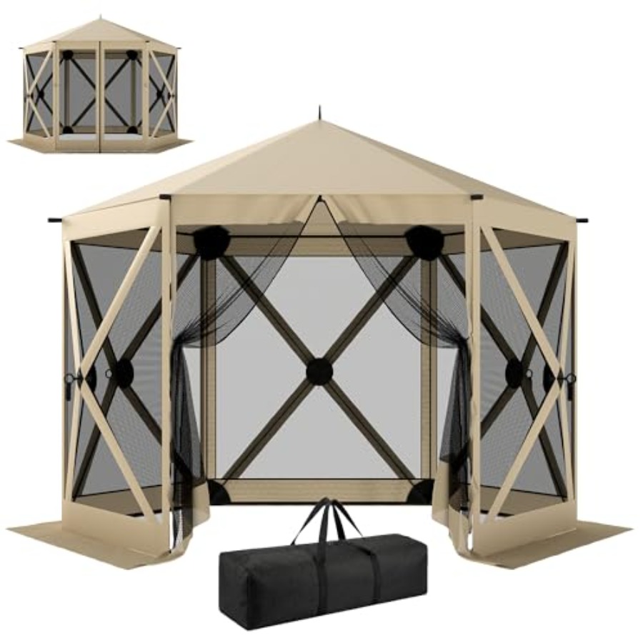 Gazebo Pop Up - Outdoor portable 10x11 ft pop-up gazebo