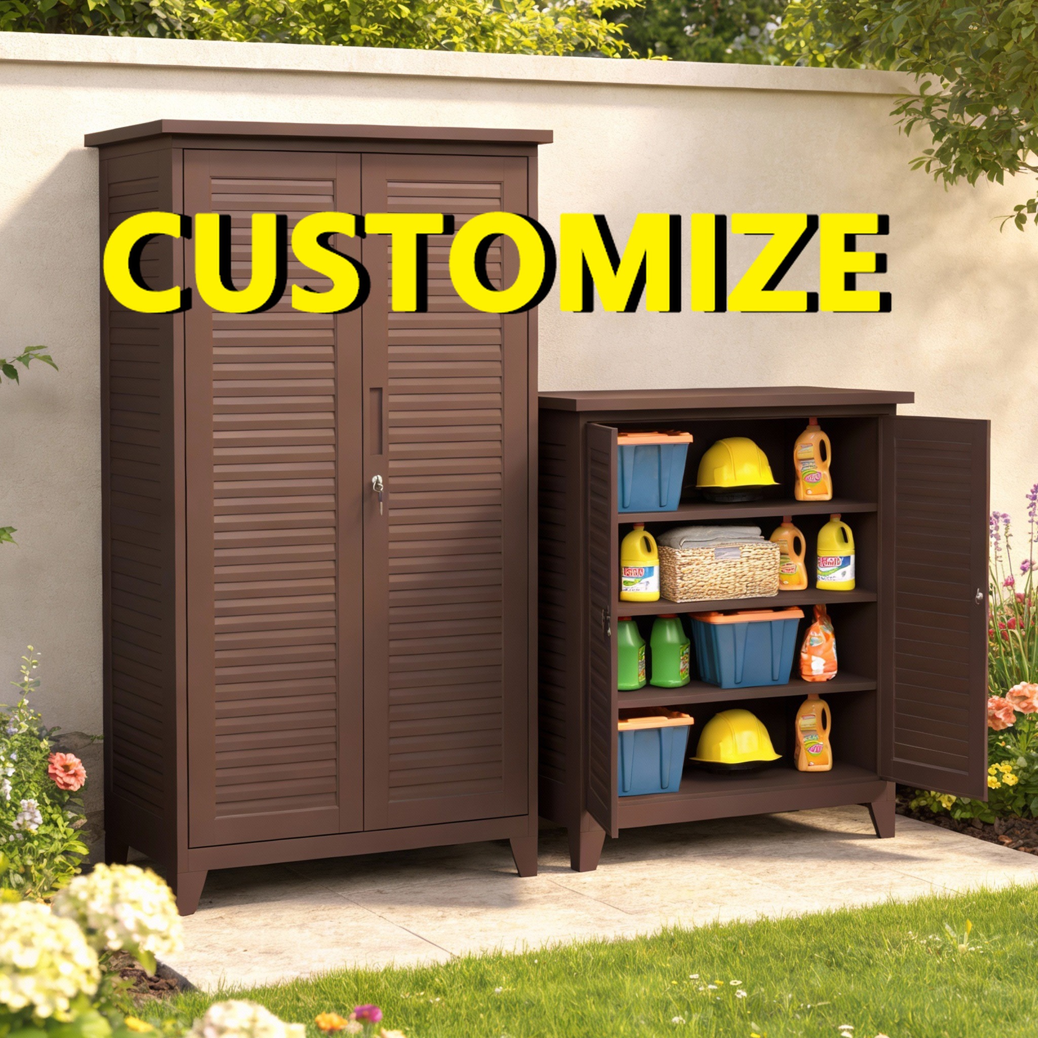Outdoor Furniture With Storage - Any Size Custom High End Aluminum