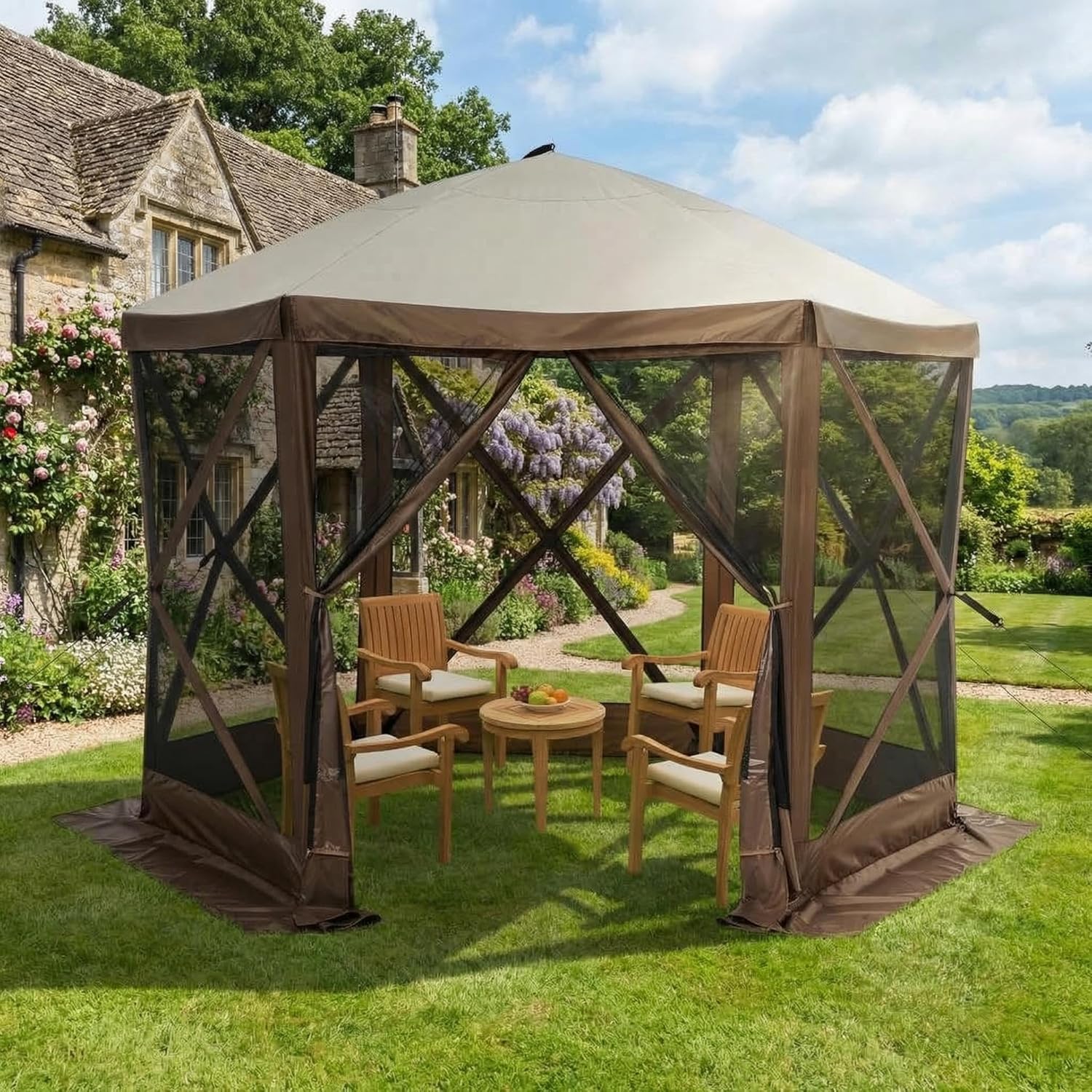 Gazebo Pop Up - Garvee 8x8 ft Pop-Up Gazebo Tent