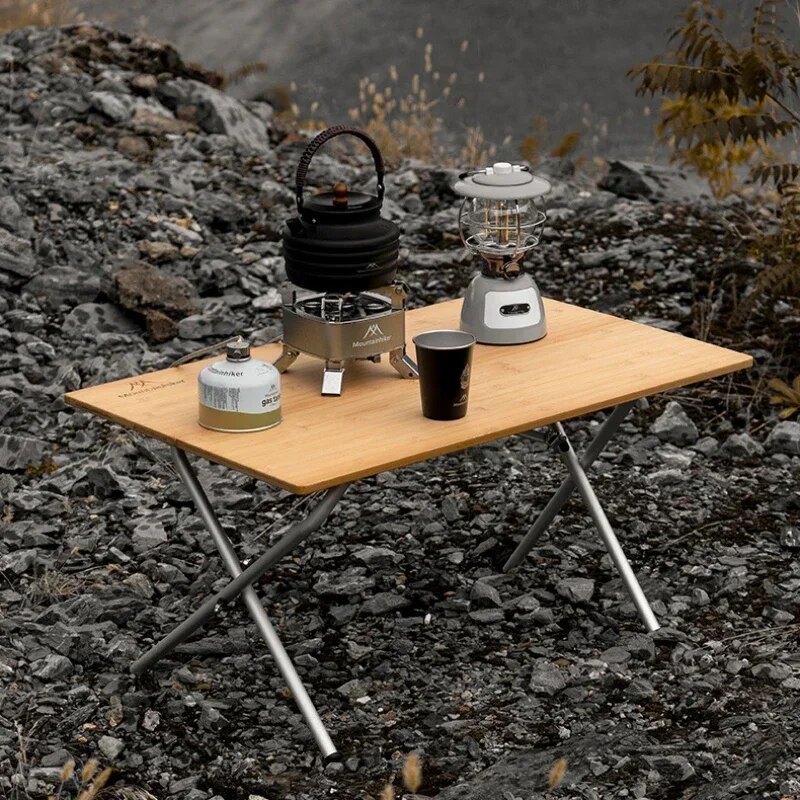 Outdoor Furniture Usa - MOUNTAINHIKER Outdoor Camping Bamboo 2/3 Folding