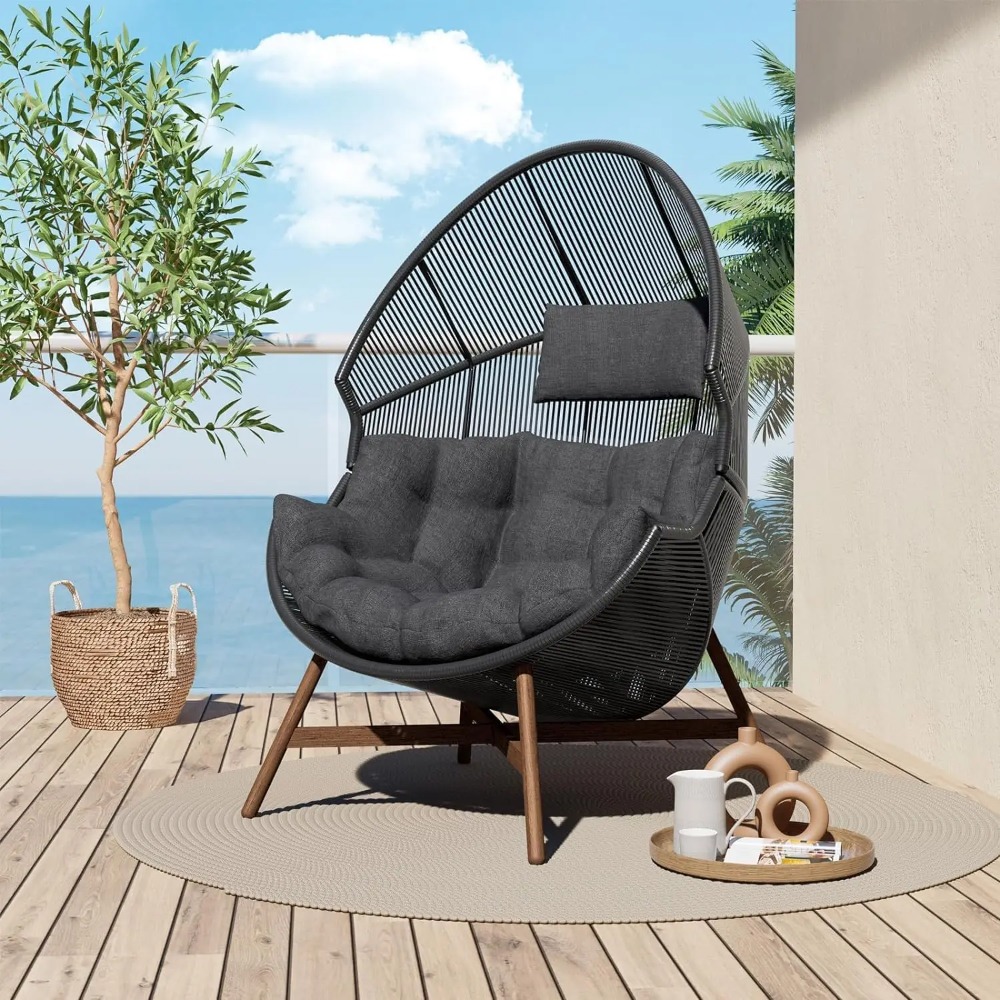 Outdoor Egg Chair PE Wicker Wo - Outdoor Furniture Europe incelemesi ve fiyatı
