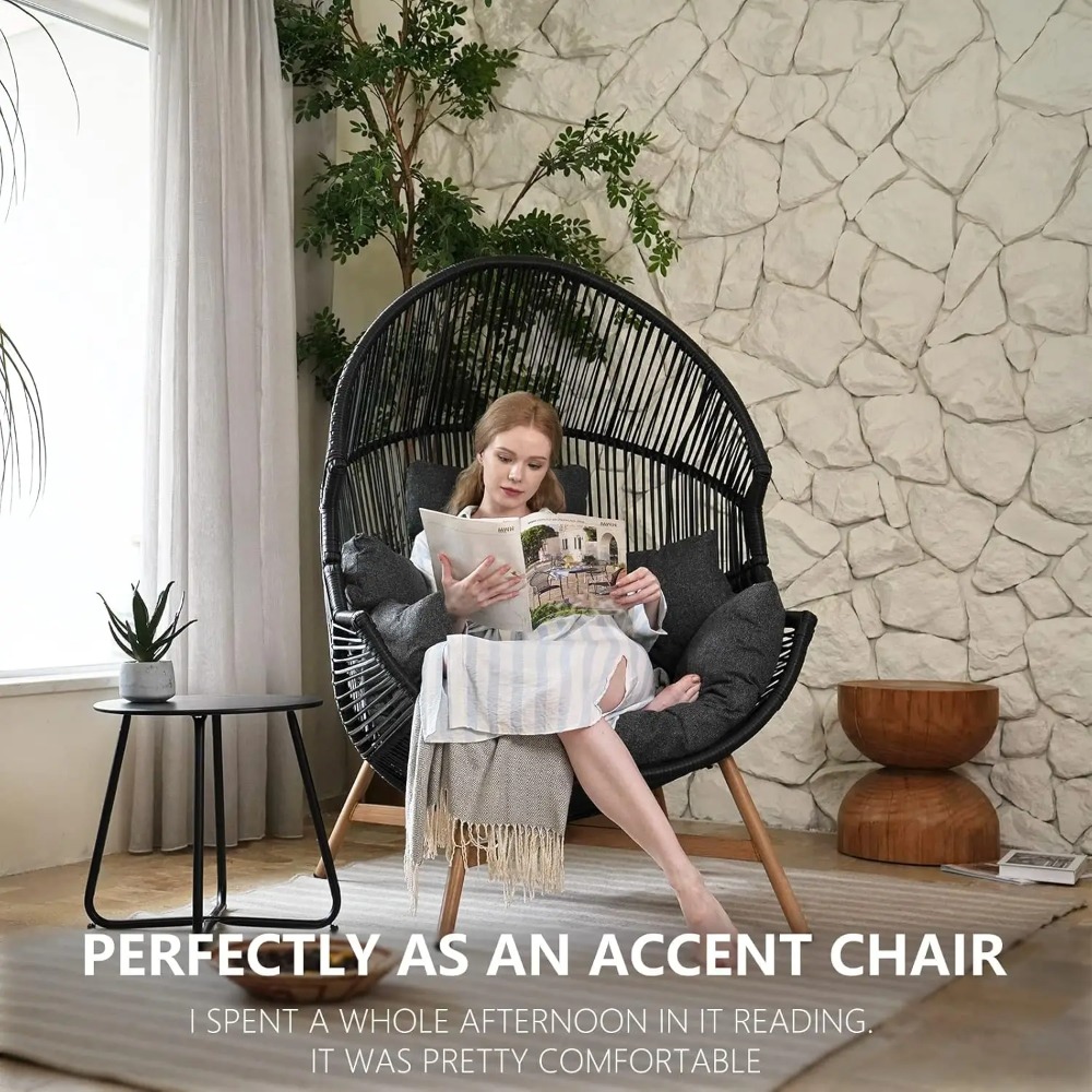 Outdoor Egg Chair PE Wicker Wo - Outdoor Furniture Europe incelemesi ve fiyatı