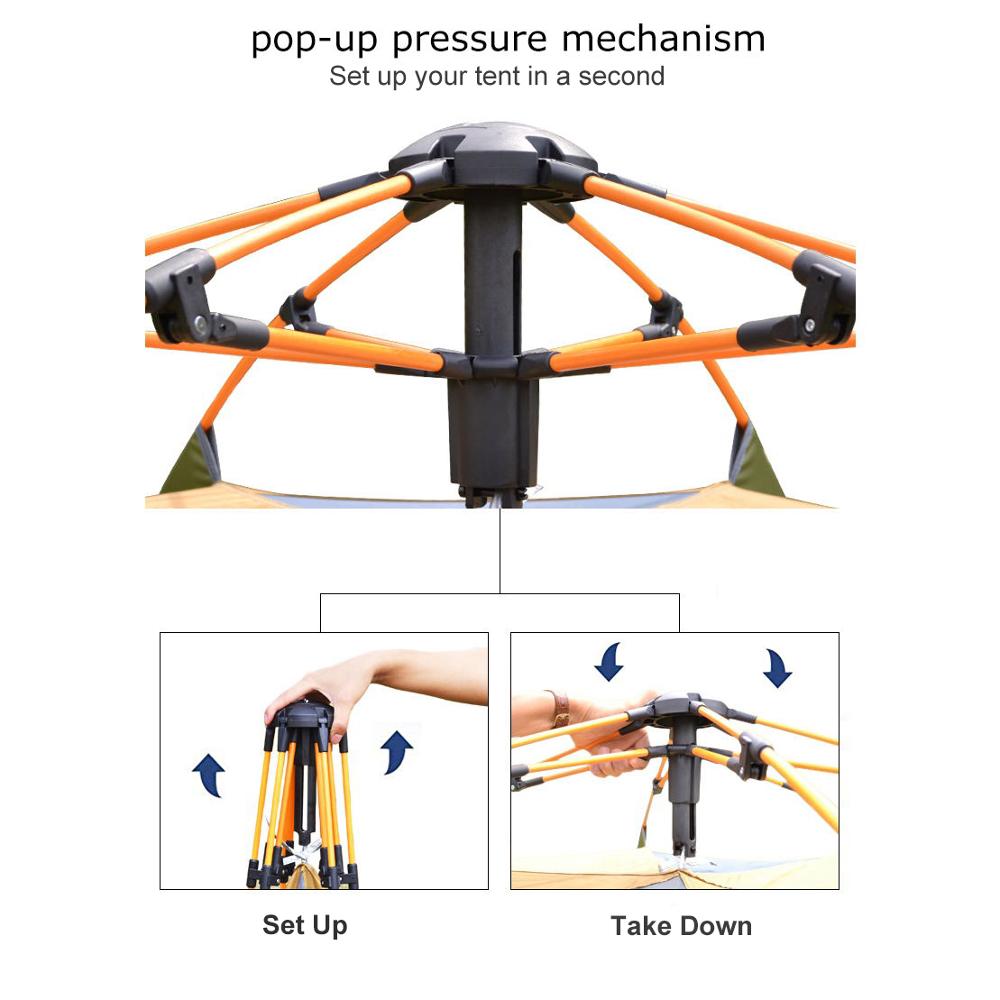 Desert&Fox 3-4 Person Dome Aut - Gazebo Pop Up incelemesi ve fiyatı