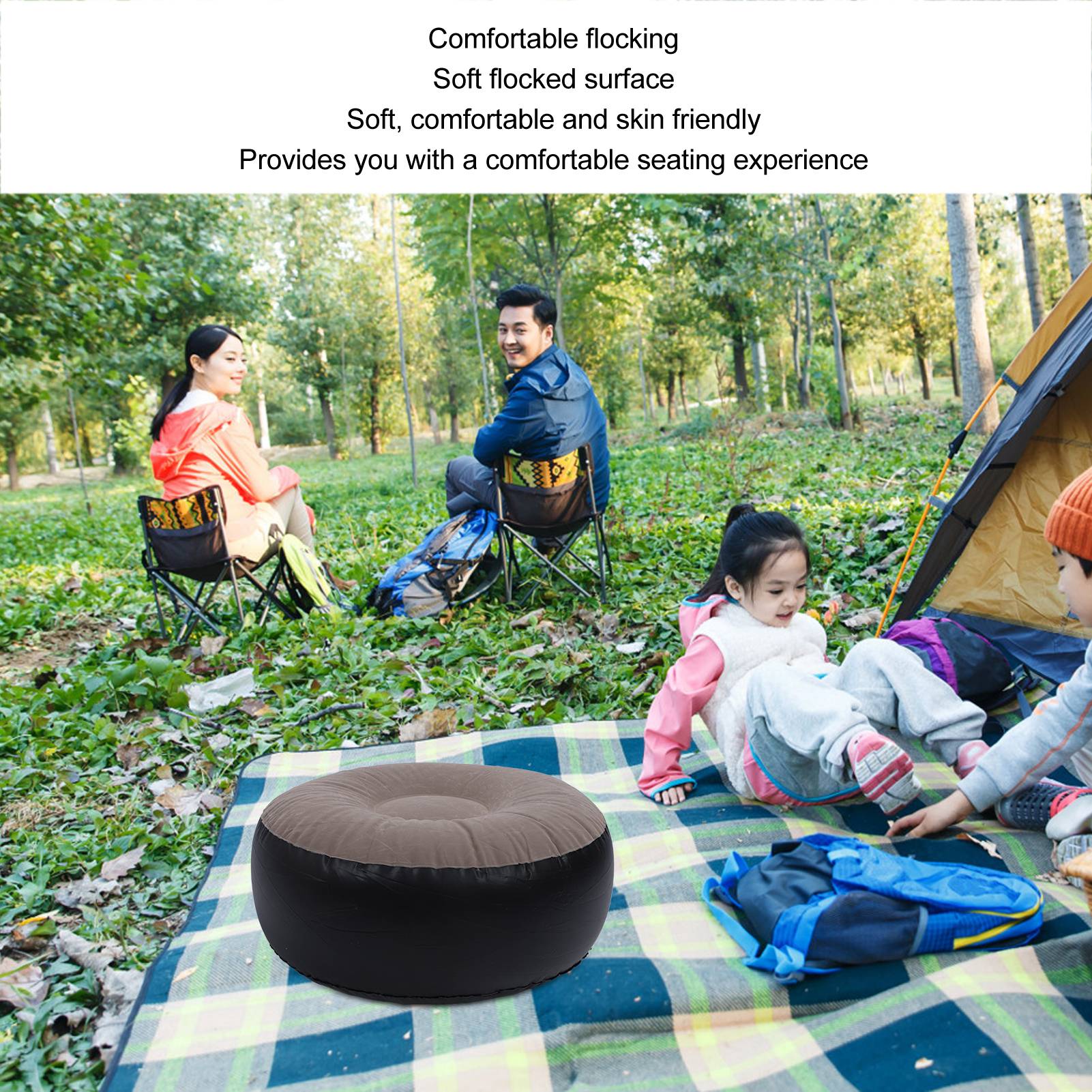 Inflatable Flocking Stool Mult - Outdoor Furniture Designer incelemesi ve fiyatı