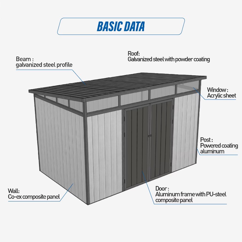 D2833 3M*3M High Performance M - Outdoor Furniture With Storage incelemesi ve fiyatı