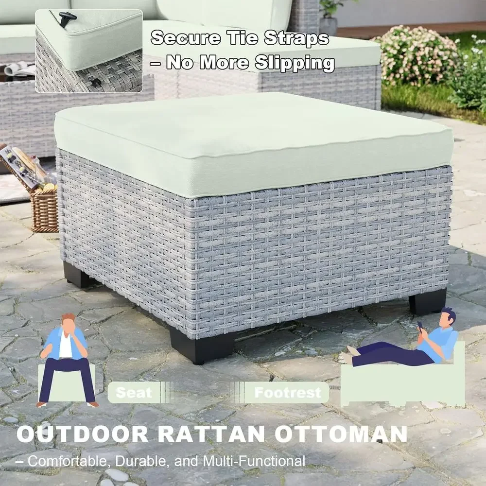 9-Piece Outdoor Sectional Pati - Outdoor Furniture Green incelemesi ve fiyatı