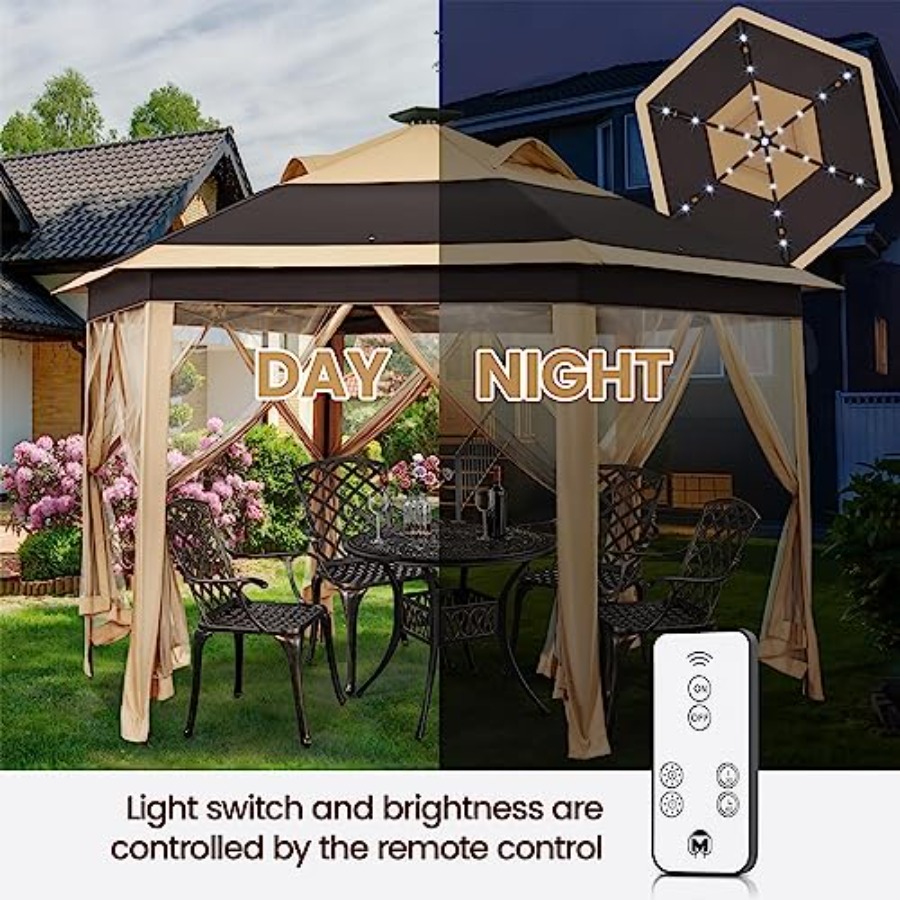 Backyard garden lawn gazebo te - Gazebo Pop Up incelemesi ve fiyatı