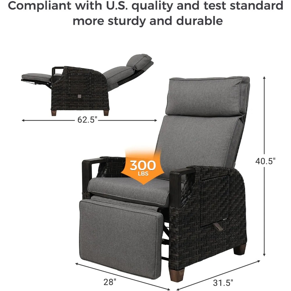Outdoor Recliner with Independ - Outdoor Furniture Europe incelemesi ve fiyatı