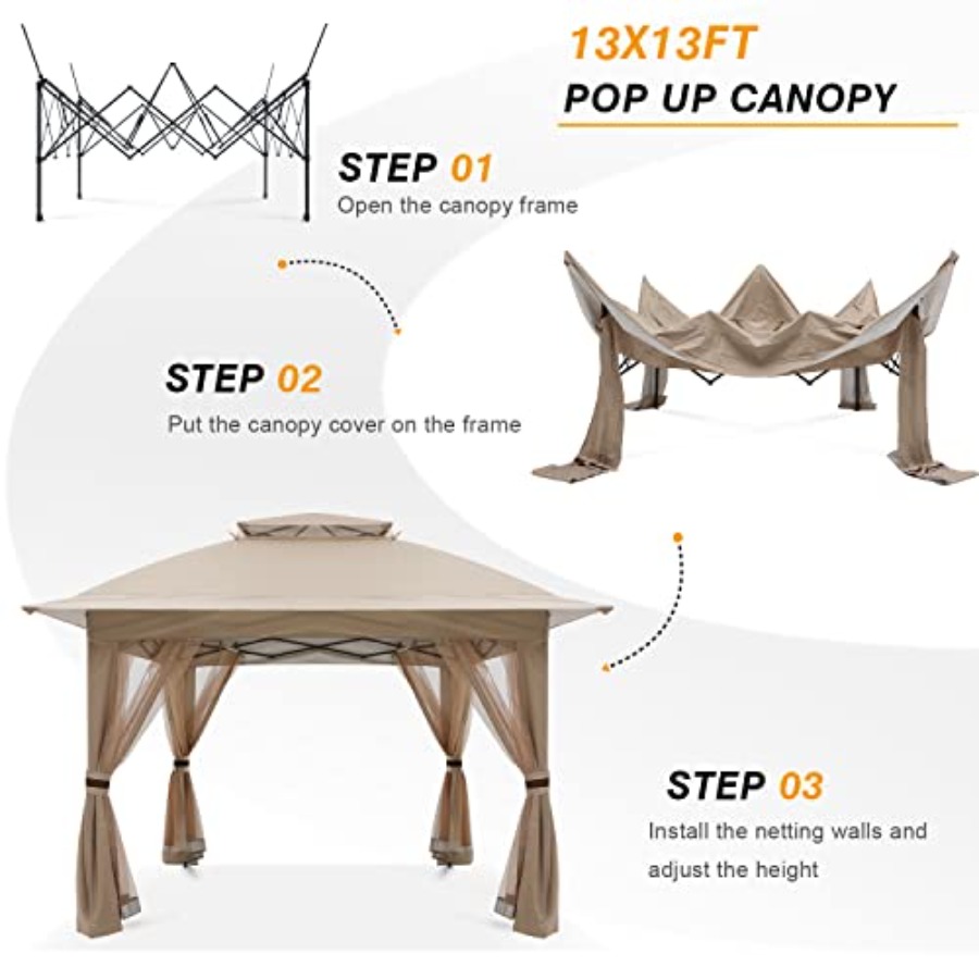 Pop Up Gazebo Tent for Outdoor - Gazebo Pop Up incelemesi ve fiyatı