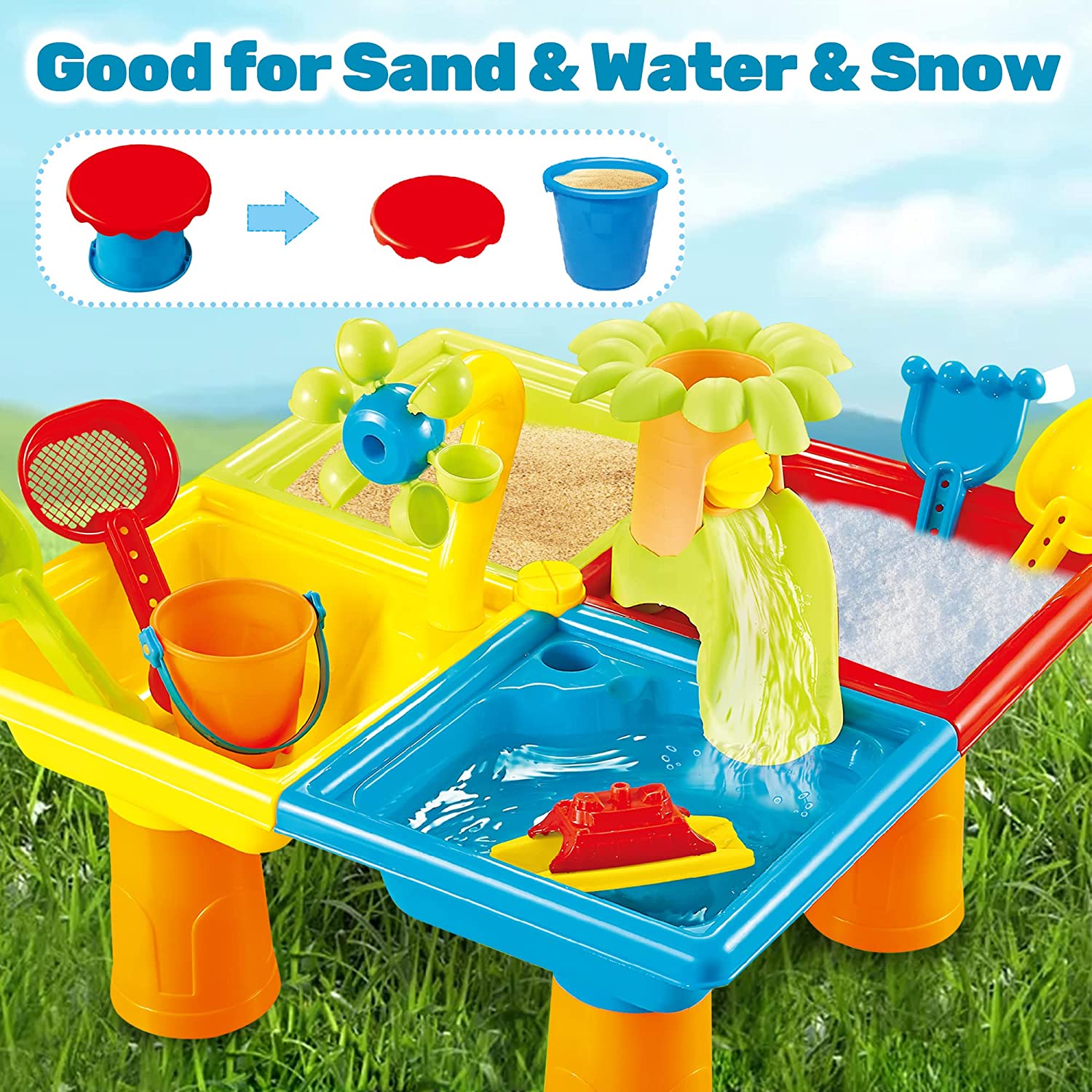 Beach Table Sand Play Toys Chi - Outdoor Furniture Usa incelemesi ve fiyatı