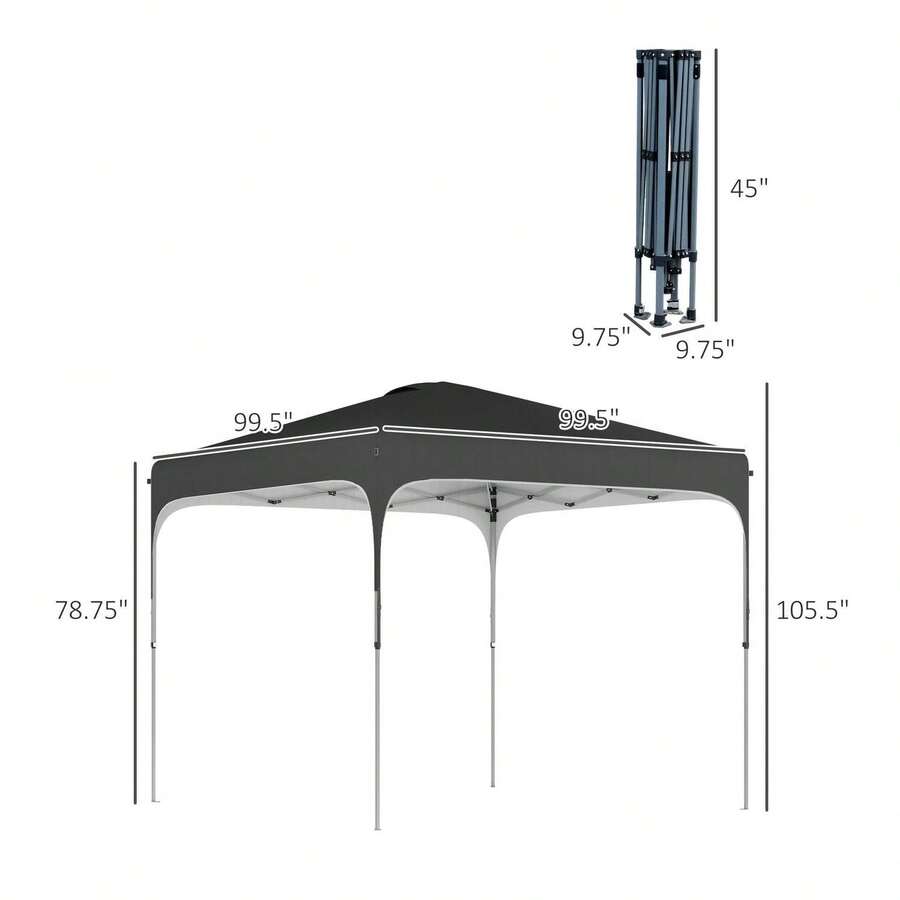 8x8 Pop Up Gazebo Tent With Wh - Gazebo Pop Up incelemesi ve fiyatı