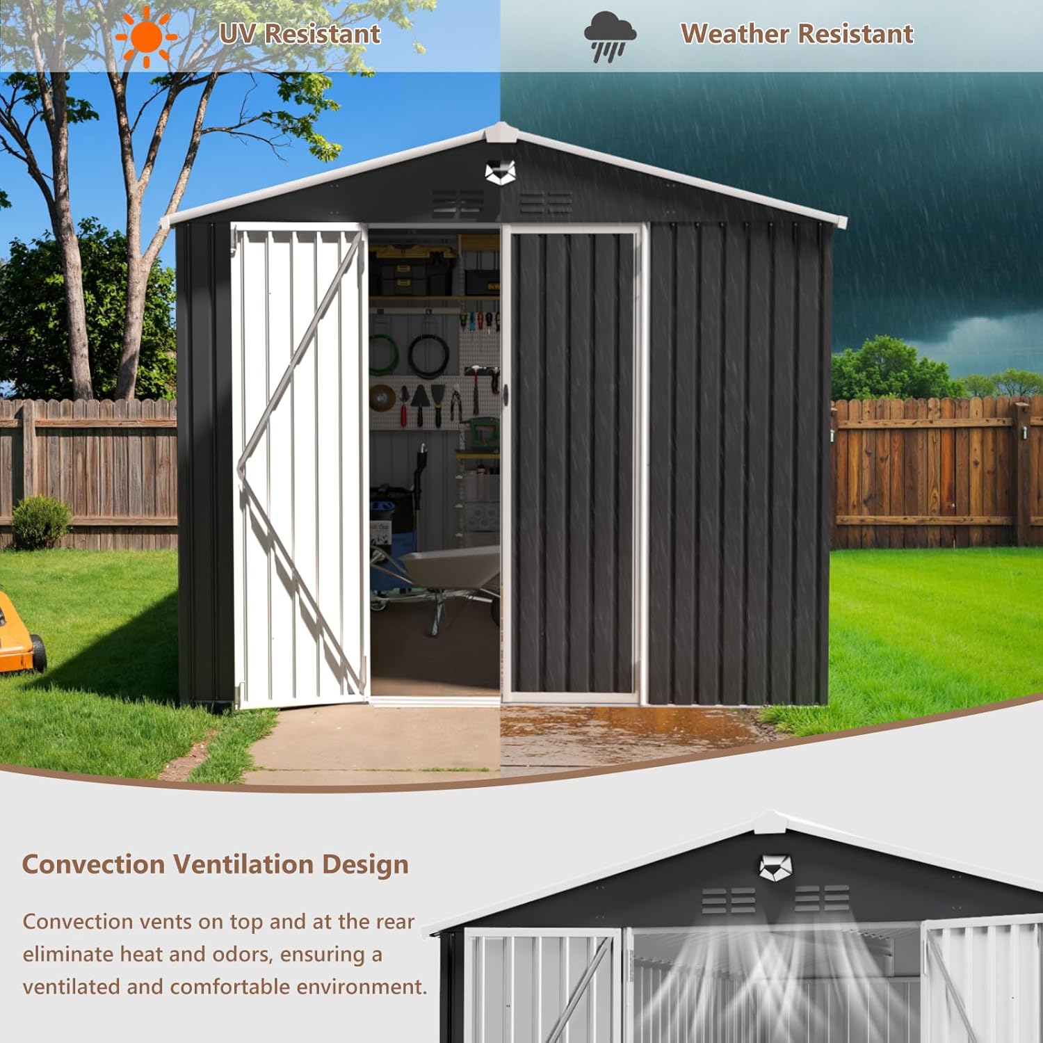 10x12 FT Metal Outdoor Storage - Outdoor Furniture Designer incelemesi ve fiyatı