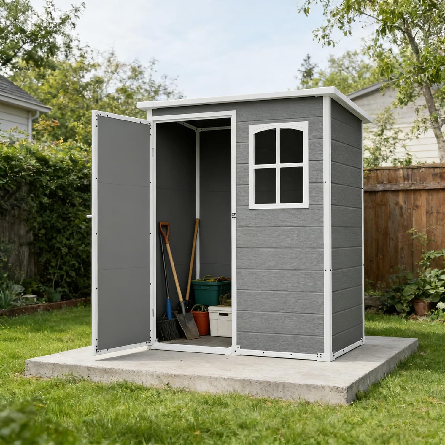 Resin Outdoor Storage Shed Kit - Outdoor Furniture With Storage incelemesi ve fiyatı