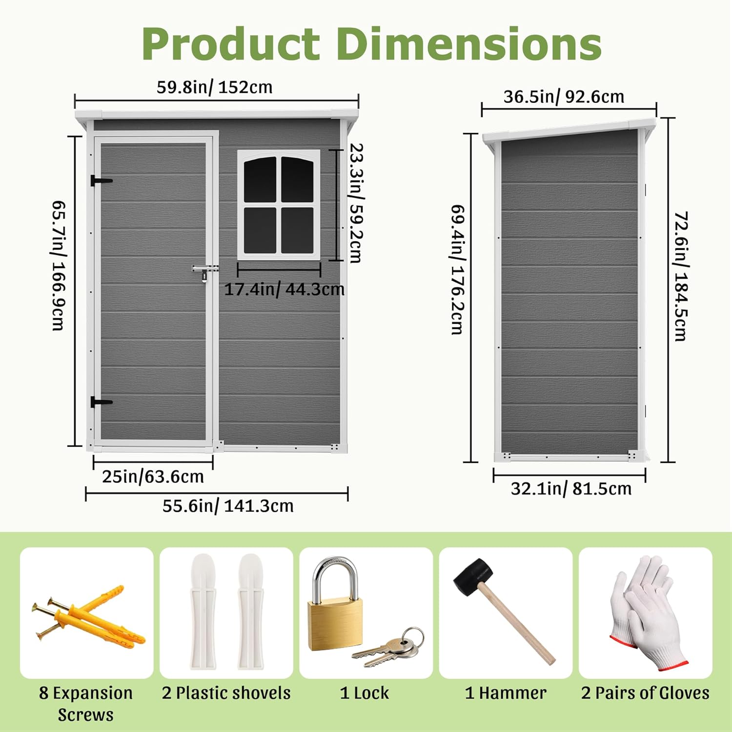 Resin Outdoor Storage Shed Kit - Outdoor Furniture With Storage incelemesi ve fiyatı