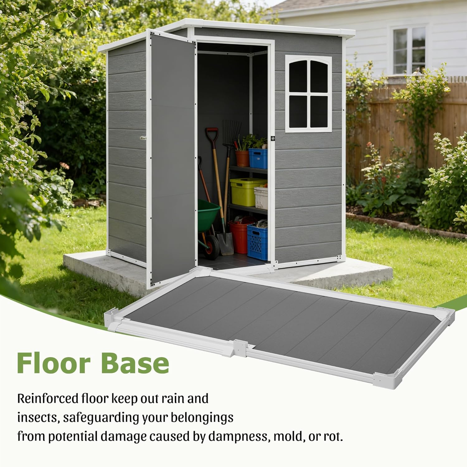 Resin Outdoor Storage Shed Kit - Outdoor Furniture With Storage incelemesi ve fiyatı