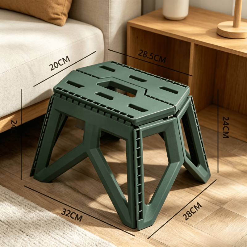Portable Folding Outdoor Stool - Outdoor Furniture Green incelemesi ve fiyatı