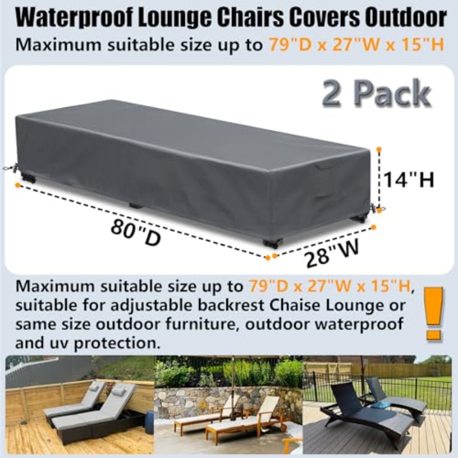 Outdoor Chaise Lounge Covers 6 - Outdoor Furniture Designer incelemesi ve fiyatı