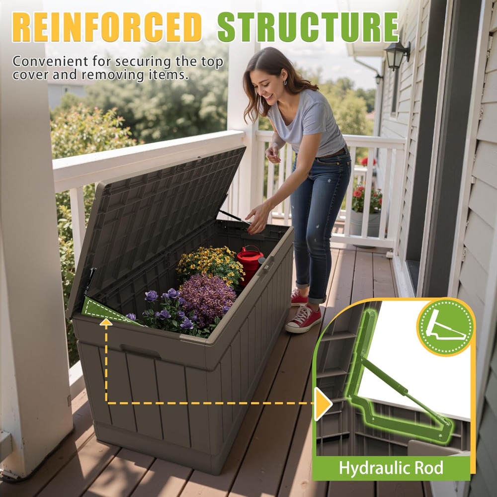 82 Gallon Outdoor Storage Box  - Outdoor Furniture With Storage incelemesi ve fiyatı