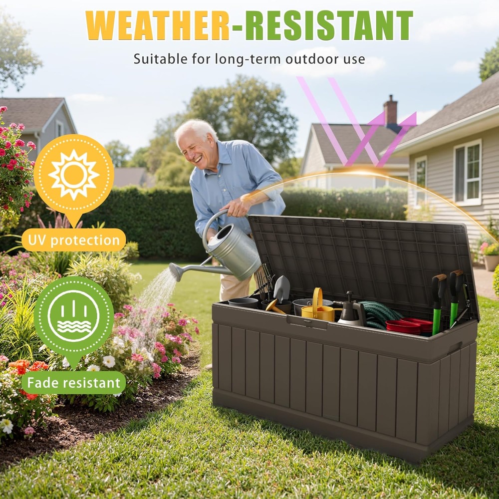 82 Gallon Outdoor Storage Box  - Outdoor Furniture With Storage incelemesi ve fiyatı