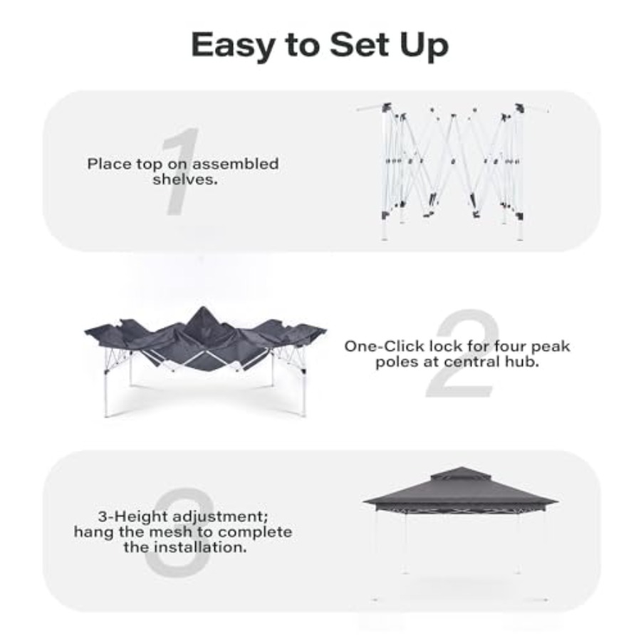 Pop Up Gazebo Mosquito Netting - Gazebo Pop Up incelemesi ve fiyatı