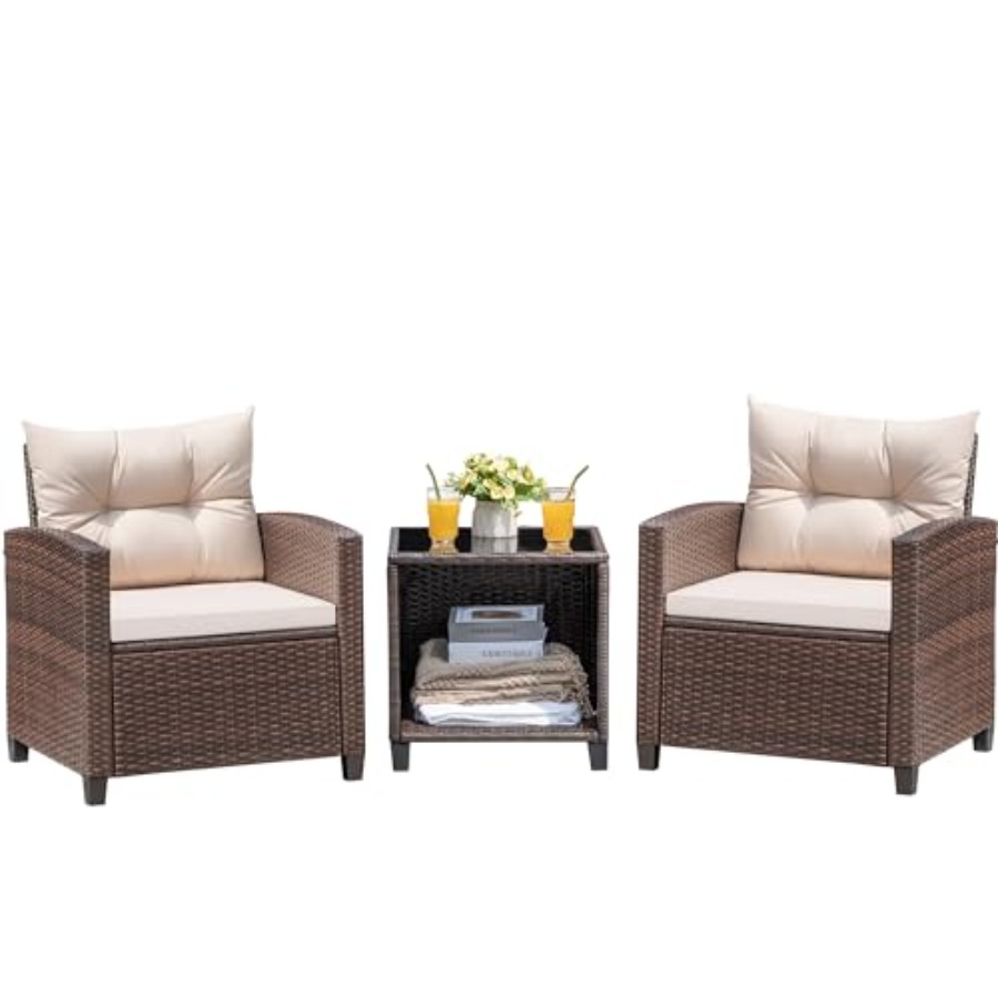 Devoko 3 Pieces Patio Furnitur - Outdoor Furniture Patio incelemesi ve fiyatı