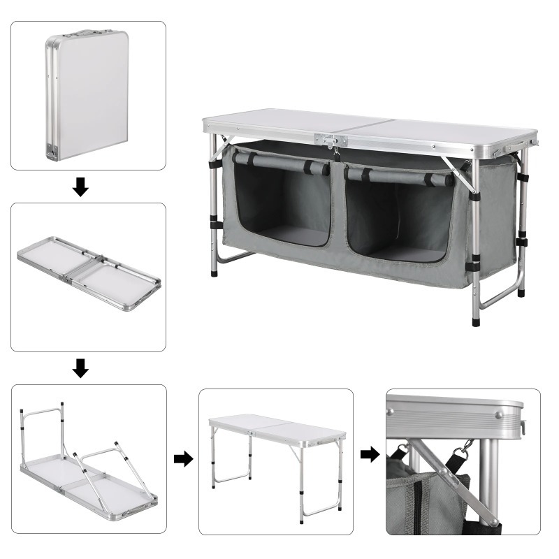 Folding Picnic Table Aluminum  - Outdoor Furniture Europe incelemesi ve fiyatı