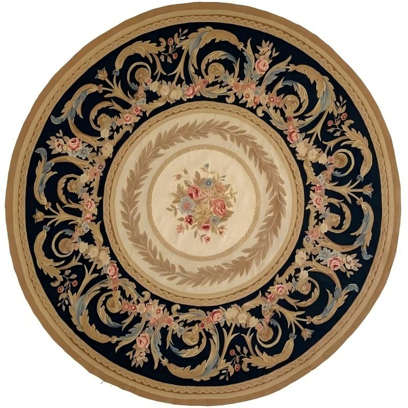 Persian Medallion Round Rug De - Outdoor Furniture Green incelemesi ve fiyatı