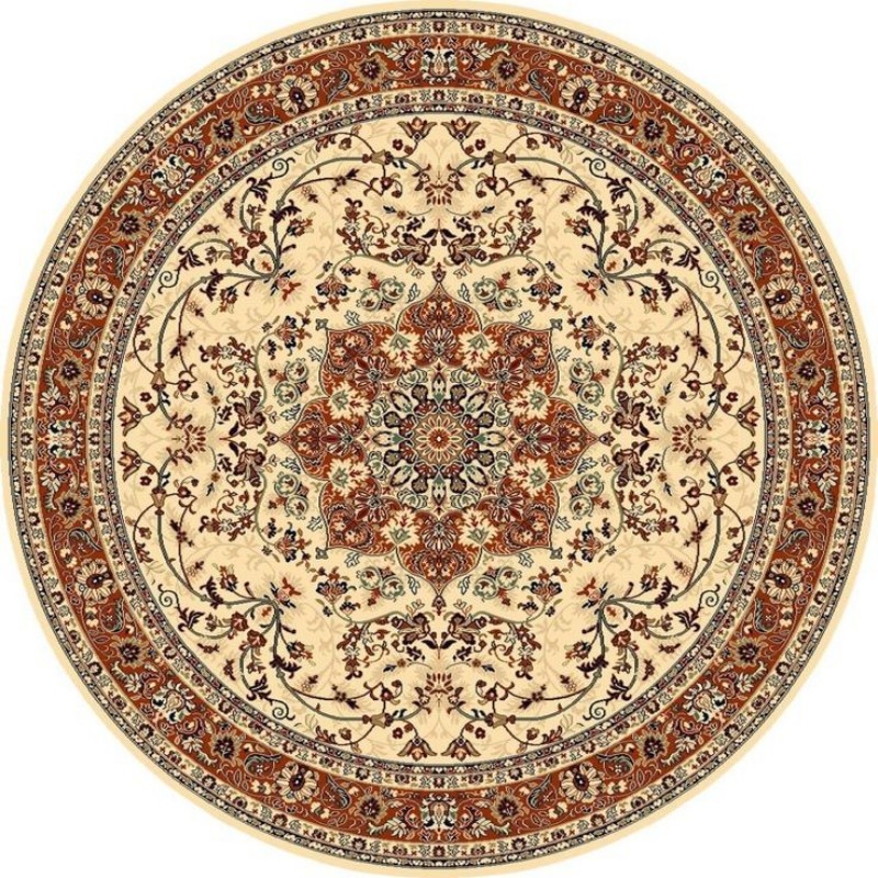 Persian Medallion Round Rug De - Outdoor Furniture Green incelemesi ve fiyatı
