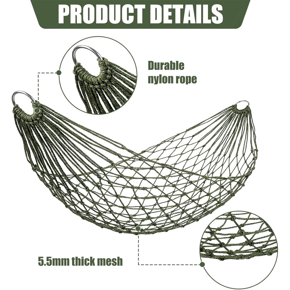 Travel Hammock,Camping Hammock - Outdoor Furniture Green incelemesi ve fiyatı