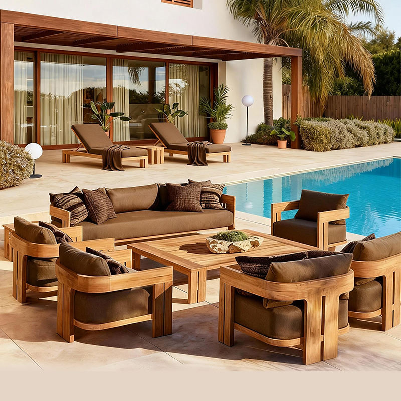 Outdoor Teak Sofa Set 2026 | P - Outdoor Furniture Europe incelemesi ve fiyatı