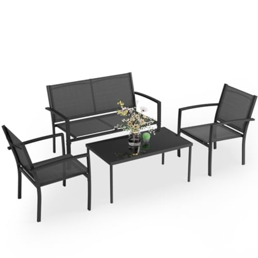 Greesum 4 Pieces Patio Furnitu - Outdoor Furniture Patio incelemesi ve fiyatı