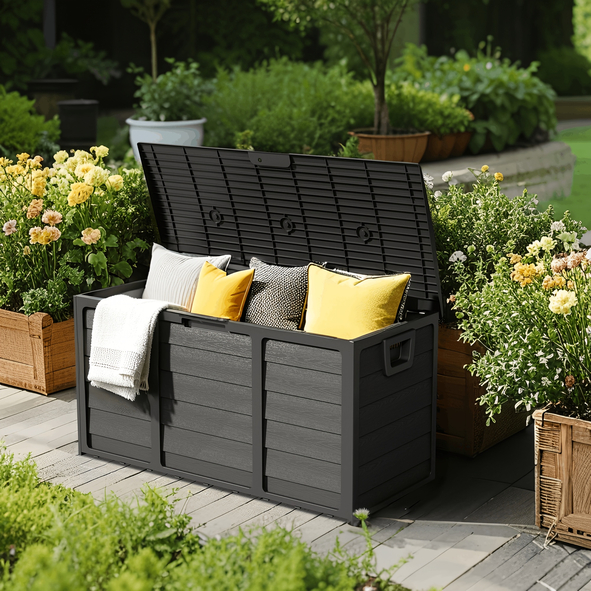 Weatherproof Resin Storage, 75 - Outdoor Furniture With Storage incelemesi ve fiyatı