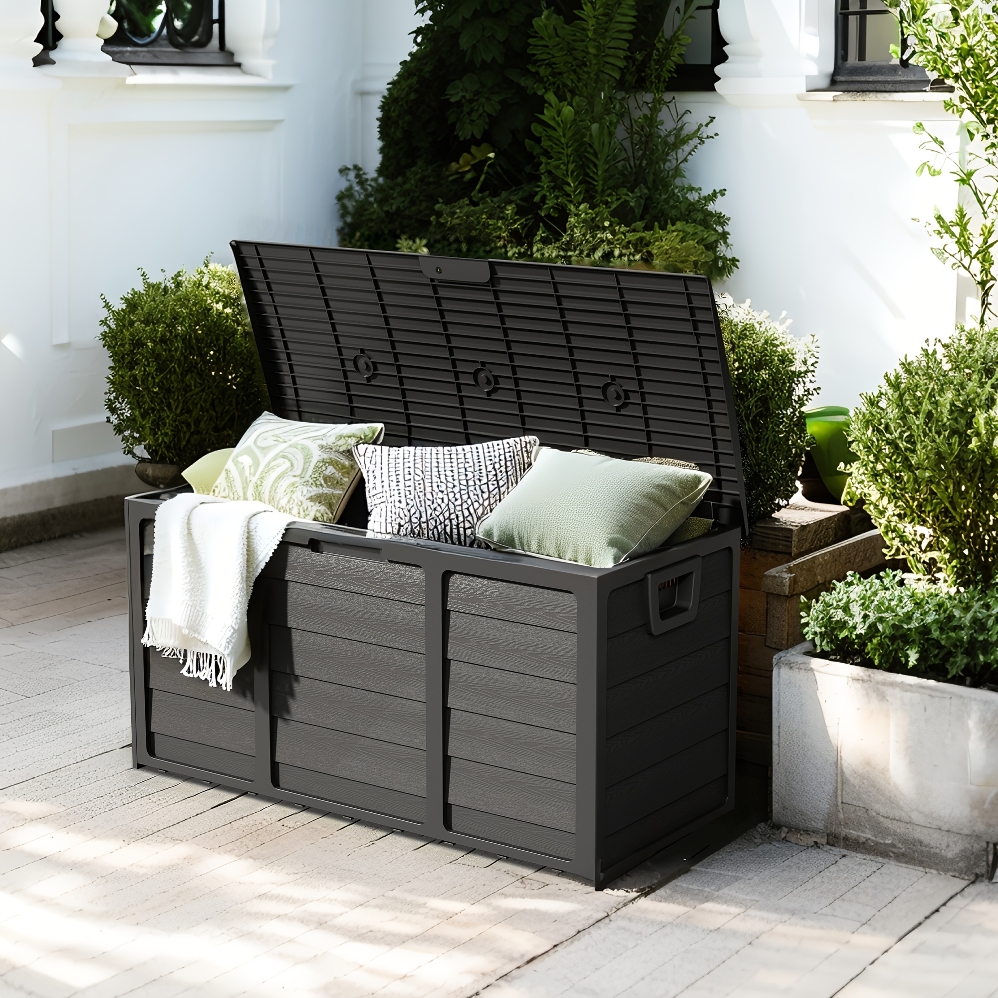 Weatherproof Resin Storage, 75 - Outdoor Furniture With Storage incelemesi ve fiyatı