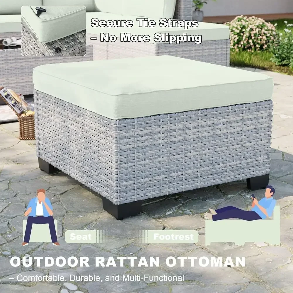 9-Piece Outdoor Sectional Pati - Outdoor Furniture Green incelemesi ve fiyatı