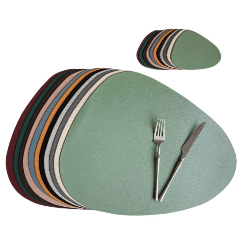 1/6/10sets Dining Table Placem - Outdoor Furniture Green incelemesi ve fiyatı