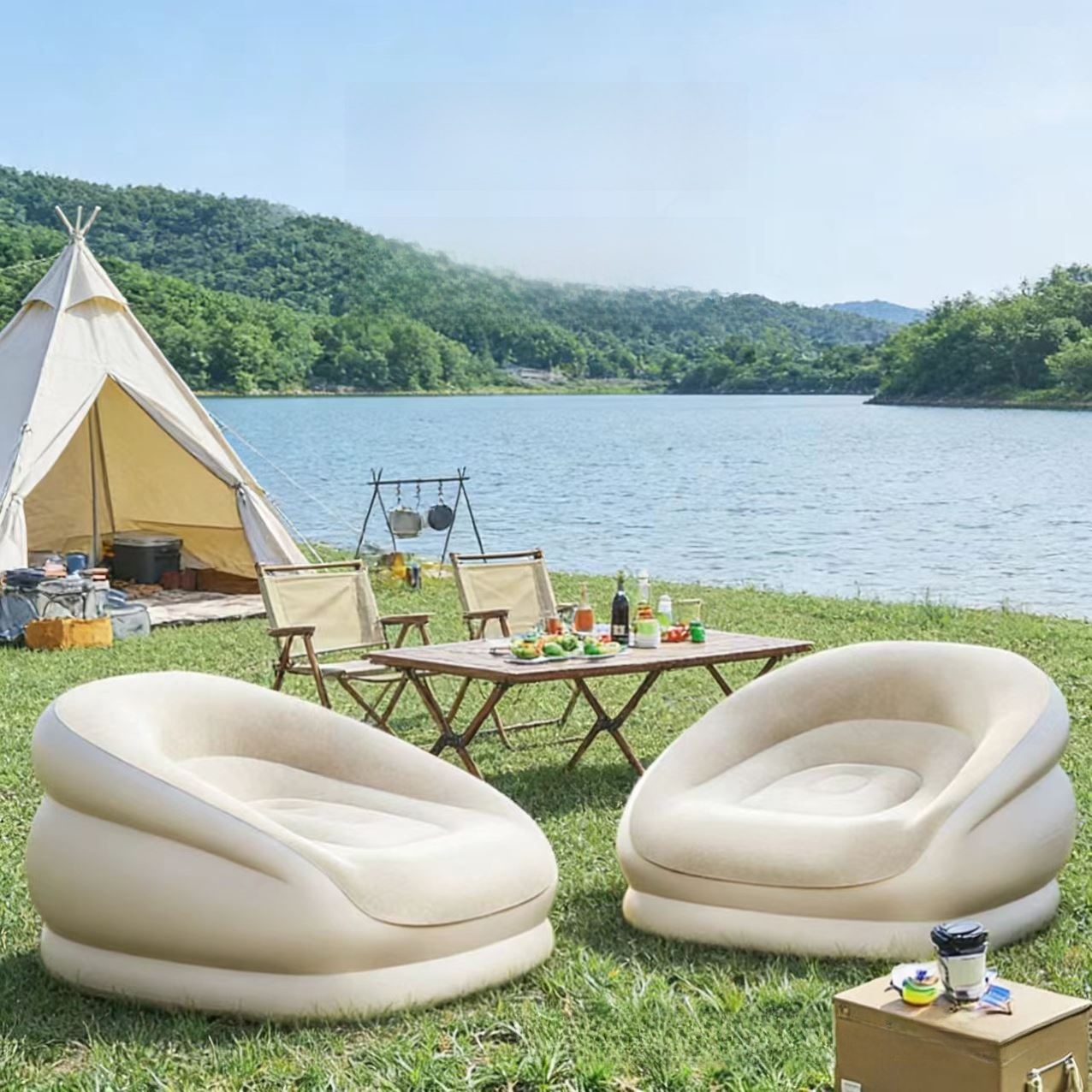Portable Iatable Sofa for Cam  - Outdoor Furniture Designer incelemesi ve fiyatı