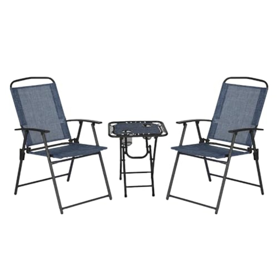Trapper's Peak 3-Piece Folding - Outdoor Furniture Patio incelemesi ve fiyatı