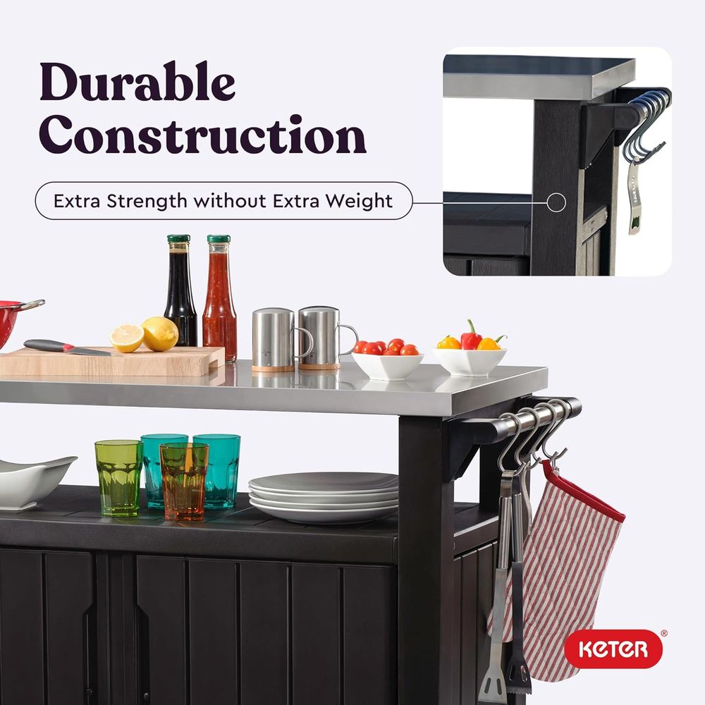 Outdoor Rolling Table Cart for - Outdoor Furniture Europe incelemesi ve fiyatı