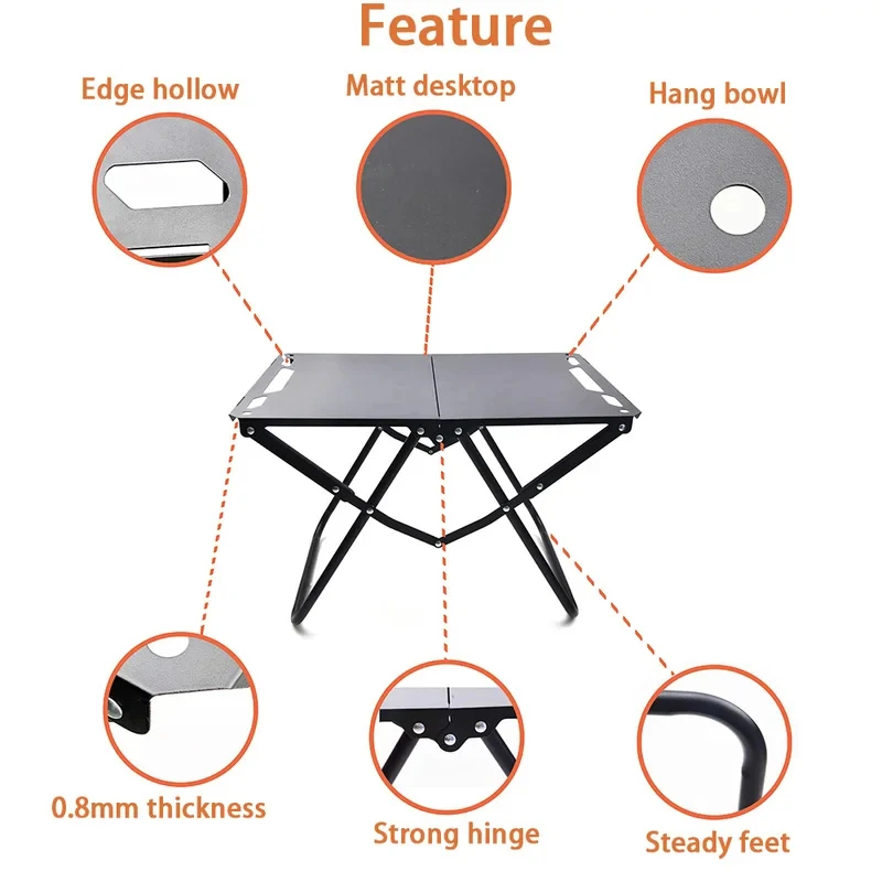 Foldable Portable Camping Tabl - Outdoor Furniture Usa incelemesi ve fiyatı