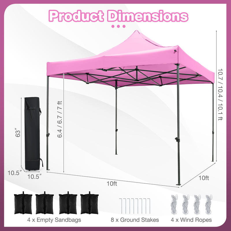 10 x 10 FT Outdoor Pop up Cano - Gazebo Pop Up incelemesi ve fiyatı