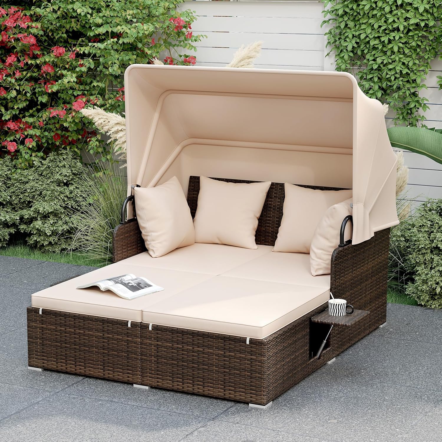 Outdoor Daybed, 2-Person Wicke - Outdoor Furniture Europe incelemesi ve fiyatı