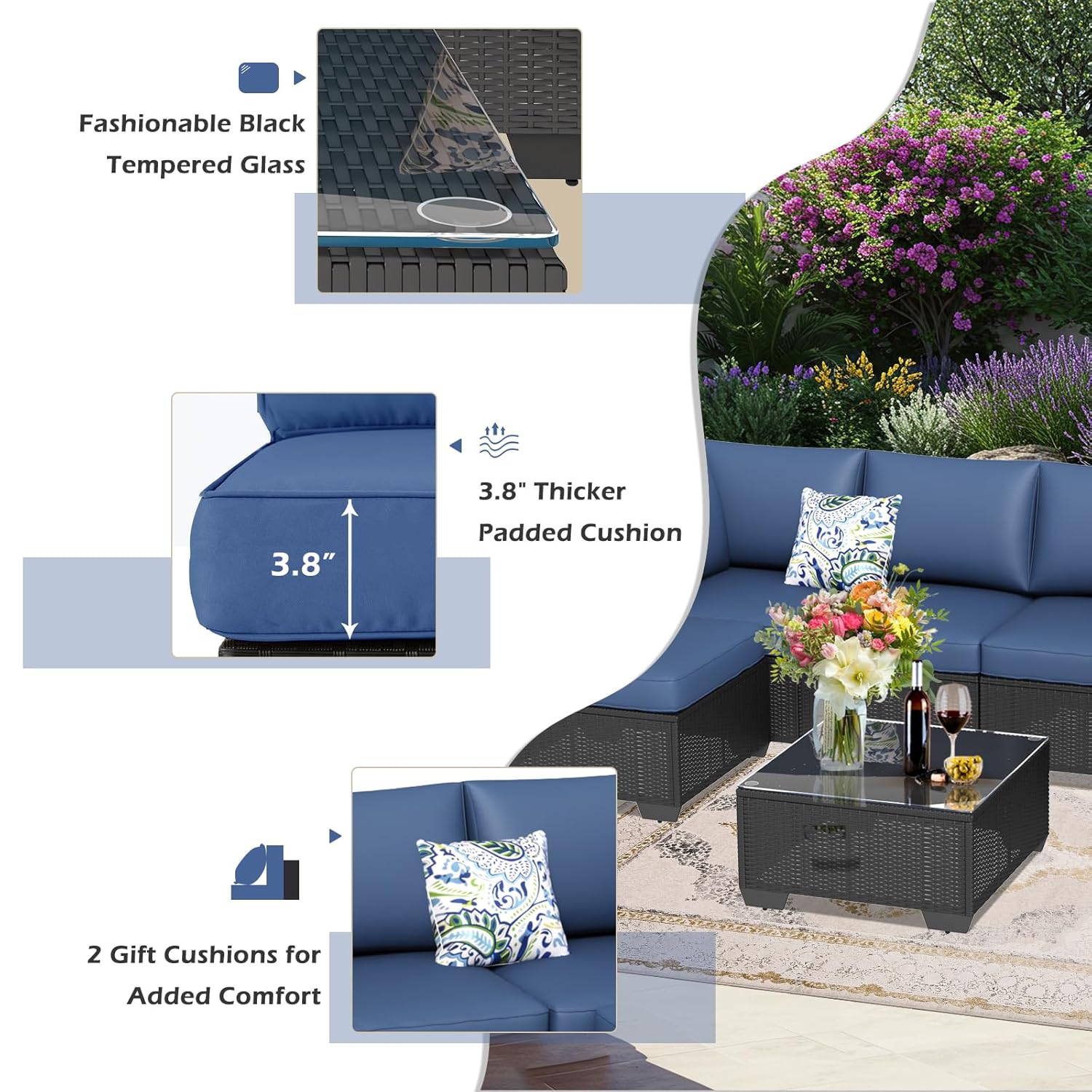 PE Rattan Outdoor Sectional So - Outdoor Furniture Europe incelemesi ve fiyatı