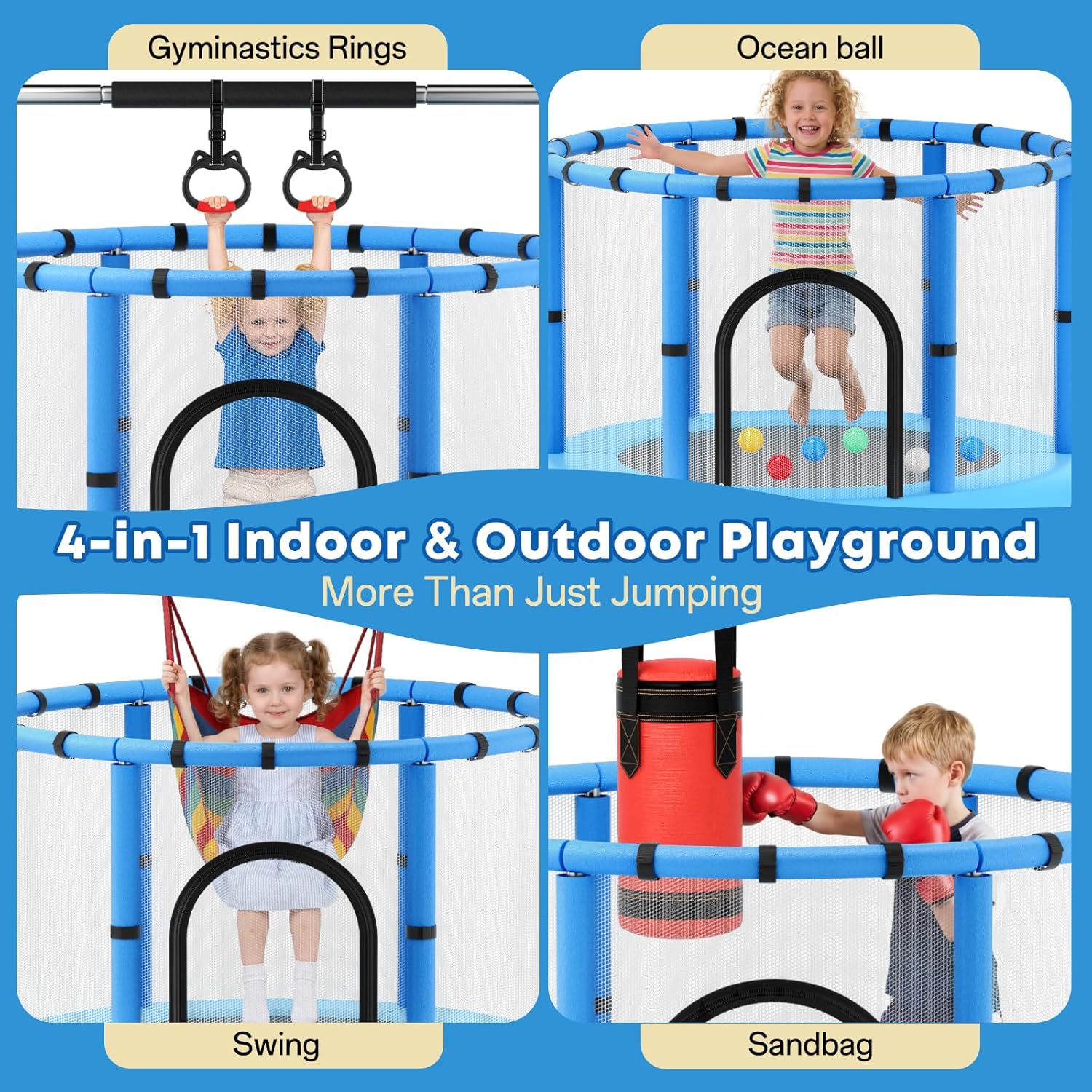Toddler Trampoline,Trampoline  - Outdoor Furniture Designer incelemesi ve fiyatı