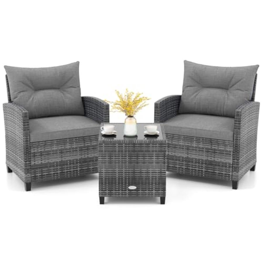 KOTEK 3 Piece Patio Furniture  - Outdoor Furniture Patio incelemesi ve fiyatı