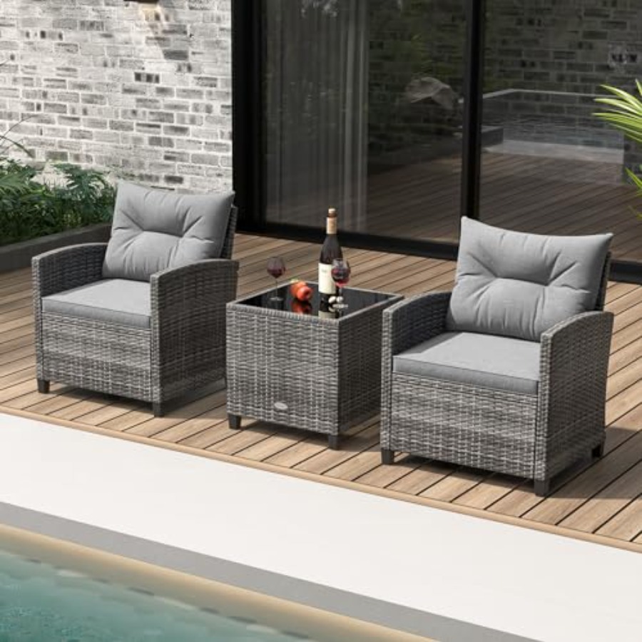 KOTEK 3 Piece Patio Furniture  - Outdoor Furniture Patio incelemesi ve fiyatı