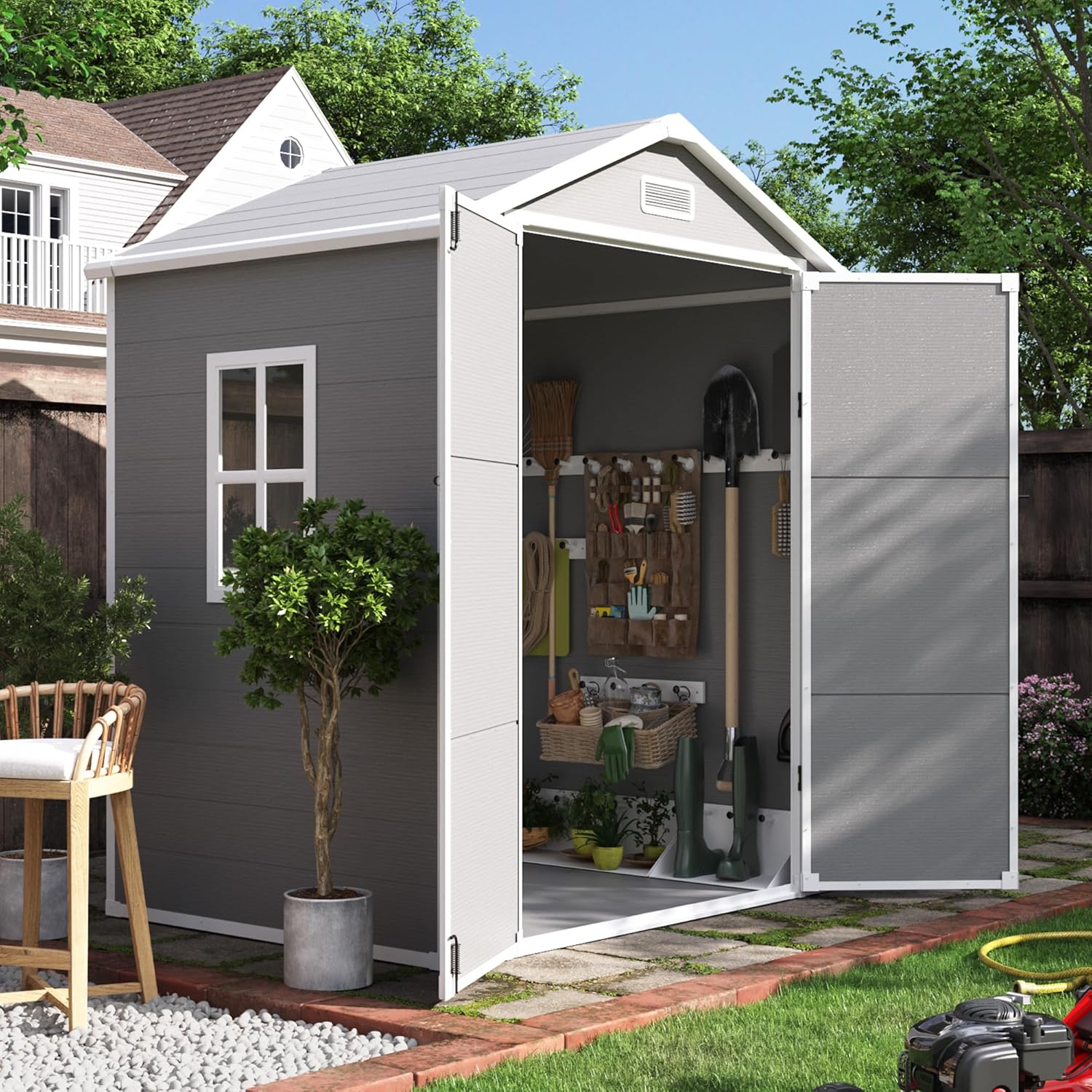 Outdoor Resin Storage Shed 6x4 - Outdoor Furniture With Storage incelemesi ve fiyatı