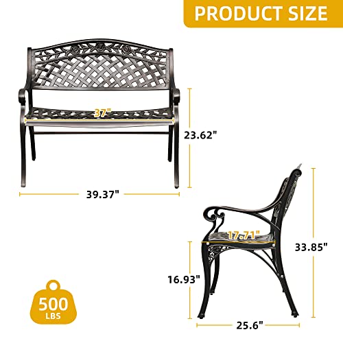 Elegant 39.4 Inch Cast Aluminu - Outdoor Furniture Europe incelemesi ve fiyatı